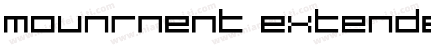 Mounrnent Extended字体转换